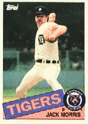 1985 Topps Baseball Cards      610     Jack Morris